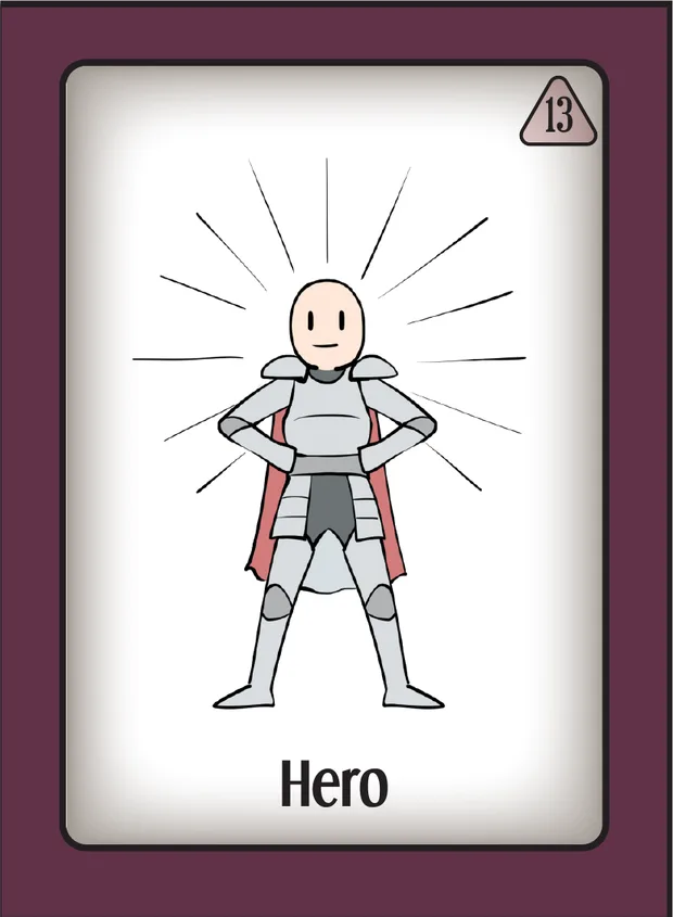 The Hero card