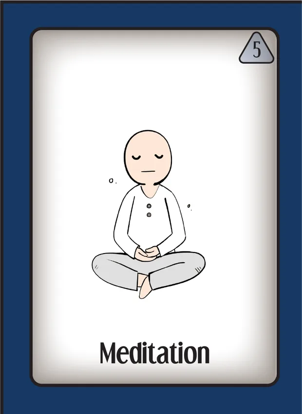 The Meditation card