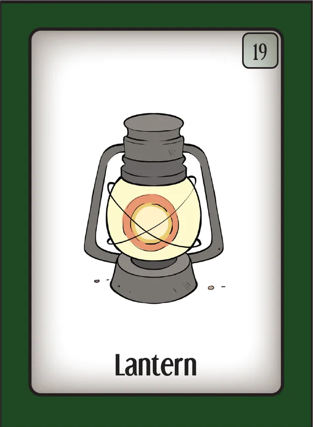The Lantern, an Object card